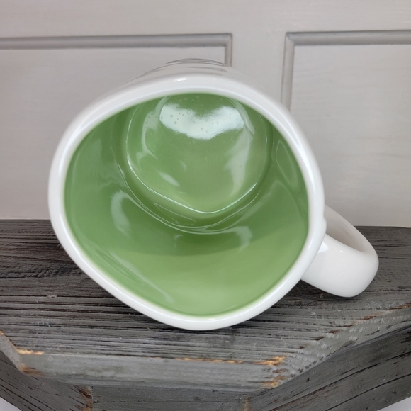 Rae Dunn Artisan Collection by Magenta Hello Spring Coffee Cup Ivory - Picture 6 of 7